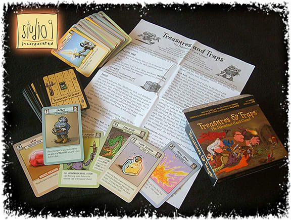 Treasure and traps box contents